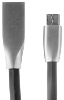 Кабель интерфейсный USB 2.0 Cablexpert CC-G-USBC01Bk-1M AM/Type-C, серия Gold, длина 1м, черный, блистер
