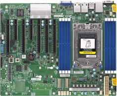 Материнская плата ATX Supermicro MBD-H12SSL-NT-B SP3, 8*DDR4(3200MHz), 2*SlimSAS x8, 2*M.2, 7*PCIE, 2*10Glan, 6*USB 3.0, VGA, COM