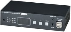 Приемник SC&T HKM02BR-4K KVM: HDMI, USB, аудио, RS232 и ИК сигналов по Ethernet до 150м (CAT5e/CAT6). Позволяет принимать HDMI(1.4, до 4K(30Гц), USB, Sct