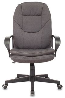 Кресло офисное Бюрократ CH-868LT/GRAFIT руководителя, крестовина пластик, ткань, цвет: серый