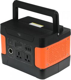 Аккумулятор внешний портативный ITEL Solar Generator 600(ISG-65) 1911954 150000mAh 5A черный/оранжевый