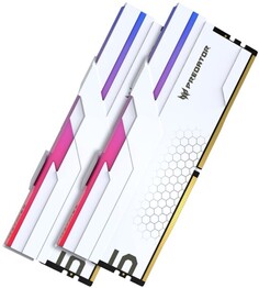 Модуль памяти DDR5 32GB (2*16GB) Acer BL.9BWWR.393 Predator Hermes PC5-52800 6600MHz CL34 1.4V with fan white