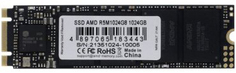 Накопитель SSD M.2 2280 AMD R5M1024G8 Radeon R5 1TB SATA 6Gb/s 3D NAND TLC 557/481MB/s 300TBW RTL