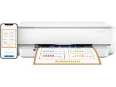 МФУ струйное цветное HP DeskJet Ink Advantage 6075 5SE22C A4 WiFi USB белый