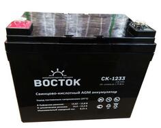 Батарея ВОСТОК СК 1233 аккумуляторная, 12В, 33Ач, 195/130/180 Vostok