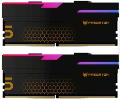 Модуль памяти DDR5 64GB (2*32GB) Acer BL.9BWWR.424 Predator Hermes RGB PC5-51200 6400MHz CL32 1.4V with fan black