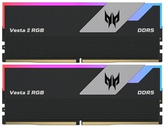 Модуль памяти DDR5 32GB (2*16GB) Acer BL.9BWWR.378 Predator Vesta II RGB PC5-48000 6000MHz CL32 1.35V black