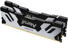Модуль памяти DDR5 64GB (2*32GB) Kingston FURY KF564C32RSK2-64 Renegade Silver/Black XMP 6400MHz CL32 2RX8 1.4V 16Gbit