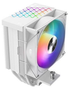 Кулер PCCooler R400 ARGB WH S115X/1200/1700/AM4/AM5 (90mm Fan, 650-2200rpm, 39.6CFM, 28.3dBA, 4-pin PWM)