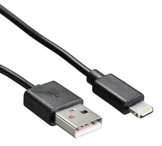 Кабель интерфейсный Buro USB-IP-1.2B2A USB (m)-Lightning (m) 1.2м черный 1478080