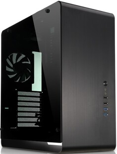 Корпус ATX JONSBO UMX4W UMX4W Black черный, без БП, боковая панель из закаленного стекла, 2*USB 3.0, 2*USB 2.0, audio