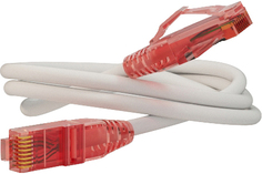 Кабель патч-корд U/UTP 5e кат. 1,5м. Hyperline PC-LPM-UTP-RJ45-RJ45-C5e-1.5M-LSZH-WH LSZH, 1.5 м, белый
