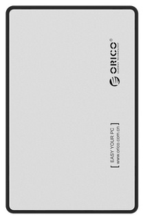 Контейнер Orico 2588US3-SV ORICO-2588US3-SV для HDD/SSD 2,5". Материал корпуса ABS пастик (огнестойкий) (серебристый)