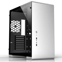 Корпус ATX JONSBO U5 Silver серебристый, без БП, боковая панель из закаленного стекла, 2*USB 3.0, audio