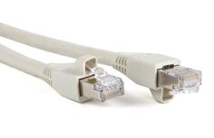 Кабель патч-корд Hyperline PC-LPM-STP-RJ45-RJ45-C6a-1M-LSZH-GY F/UTP, Cat.6a, LSZH, 1 м, серый