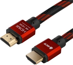 Кабель интерфейсный HDMI-HDMI GCR GCR-51490 2.0m HDMI 2.0, HDR 4:2:2, Ultra HD, 4K 60 fps 60Hz/5K*30Hz, 3D, AUDIO, 18.0 Гбит/с, 28/28 AWG, OD7.3mm, тр
