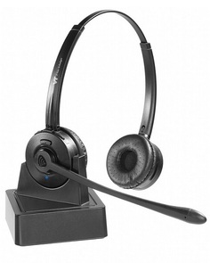 Гарнитура Bluetooth VT VT9500-D бинауральная, HD звук, Safetone, шумоподавление, BT до 10м, LED-индикация, для компьютера, IP-телефона с поддержкой BT