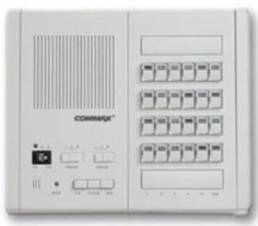 Переговорное устройство COMMAX PI-20LN Центральный пульт громкой связи на 20 абонентов, связь "директор-подчиненный".