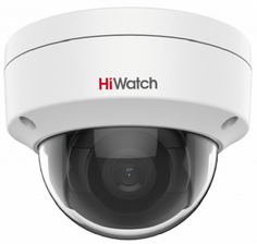 Видеокамера IP HiWatch IPC-D022-G2/S 2Мп с EXIR-подсветкой до 30м 1/2.8" Progressive Scan CMOS, 4мм, 87°, механический ИК-фильтр, 0.005лк F1.6, H.265/