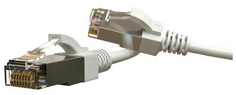 Кабель патч-корд S/FTP 6 кат. 2м Hyperline PC-LPT-SFTP-RJ45-RJ45-C6-2M-LSZH-WH 28AWG, LSZH, белый