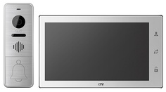 Комплект CTV CTV-DP4706AHD панель CTV-D400FHD, монитор CTV-M4706AHD, Full HD, с экраном 7", Hands free, детектор движения, технология Touch Screen для