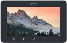 Видеодомофон Slinex SM-07MN (Graphite) цветной, настенный, 7" цветной IPS TFT LCD дисплей 16:9, разрешение экрана 1024х600
