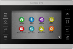 Видеодомофон Falcon Eye FE-70 ATLAS HD (Black) VZ MHD адаптированный для работы с координатными подъездными домофонами: дисплей 7" TFT; сенсорные кноп