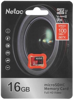 Карта памяти MicroSDHC 16GB Netac NT02P500PRO-016G-S P500 Extreme Pro, retail