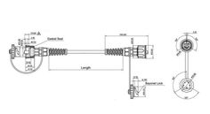 Кабель патч-корд F/UTP 5e кат. 10м Hyperline PC-IE-LPM-STP-RJ45-RJ45-C5e-10M-BK промышленный, экранированный, IP67, с защитными крышками, 10 м, черный