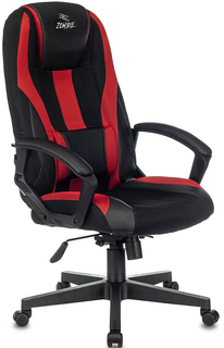 Кресло игровое Бюрократ ZOMBIE 9 RED черный/красный текстиль/эко.кожа крестовина пластик