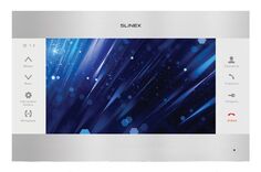 Видеодомофон Slinex SL-10M Silver+White цветной, TFT LCD 10.1" 16:9 (1024×600), подключение 2-х вызывных панелей и 2-х видеокамер, настенный