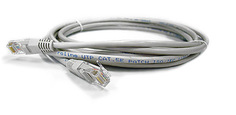 Кабель патч-корд U/UTP 6 кат. 3м Lanmaster LAN-PC45/U6-3.0-GY RJ45 - RJ45, 4 пары, серый, LSZH