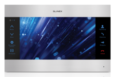 Видеодомофон Slinex SL-10M Silver+Black цветной, TFT LCD 10.1" 16:9 (1024×600), подключение 2-х вызывных панелей и 2-х видеокамер, настенный