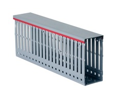 Кабель-канал DKC 01108RL перфорированный с крышкой 60х60 L2000 RL6 серый. Quadro