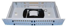 Кросс оптический стоечный Vimcom СКРУ-2U19-A32-SC 2U 19" 32 порта SC, без стола, с сплайс-пластиной (без пигтейлов и проходных адаптеров)