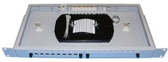 Кросс оптический стоечный Vimcom СКРУ-1U19-A8/16-FC/ST 1U 19" 8 портов (расширяется до 16) FC/ST, с заглушкой, со сплайс пластиной (без пигтейлов и пр