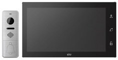 Комплект CTV CTV-DP4106AHD панель CTV-D4000FHD, монитор CTV-M4106AHD Full HD, с экраном 10", Hands free, детектор движения, технология Touch Screen дл
