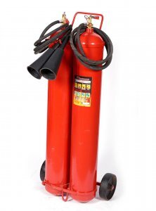 Огнетушитель ЯрПожИнвест ОУ-20 NEW углекислотный, передвижной, масса заряда 2х13,4кг