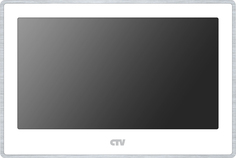 Видеодомофон CTV CTV-M4704AHD 7˝ TFT IPS LCD (16:9), сенсорный, 1024x600, полудуплекс, АС 100-240 В, 12В DC/1A, белый