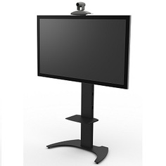 Стойка стационарная FIX M50 для телевизоров и панелей 32-50" до 50кг, VESA max 600х400, высота 150-170см, черная