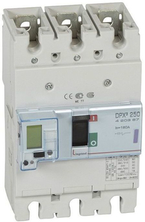 Автоматический выключатель в литом корпусе Legrand 420367 DPX³ 250 - эл. расцепитель, 50 кА, 400 В~, 3П, 160 А