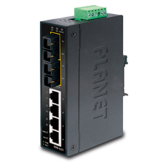 Коммутатор промышленный Planet ISW-621 4+2 100FX Port Multi-mode Industrial Ethernet Switch - 2km (-10~60 degrees C operating temperature)