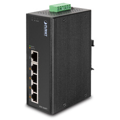 Коммутатор PoE Planet ISW-504PT промышленный, IP30 5-Port FE/TP (-40 to 75 C)