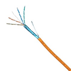 Кабель витая пара F/UTP 5e кат. 4 пары BNH B012.N-F/UTP-5E-LSZH-OR Ø 0,51мм, AWG24, LSZH (нг(A)-HFLTx), 100МГц,(305м), тип прокладки: внутри зданий, ц