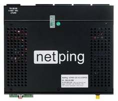 Устройство NetPing NetPing 4/PWR-220 v8.1/GSM управления питанием и мониторинга по сети Ethernet для стоек 10»/19» (Switched Monitored IP PDU). 4 розе