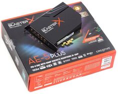 Звуковая карта PCI-E Creative BlasterX AE-5 Plus 70SB174000003 5.1/32bit/384 кГц/122дБ/BlasterX Acoustic Engine Ret