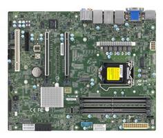 Материнская плата ATX Supermicro MBD-X12SCA-F-O (LGA1200, W480, 4*DDR4 (2933MHz), 4*SATA 6Gb/s RAID, 2*M.2, 2.5Glan, Glan, 4*PCIE, 7*USB 3.2, USB Type