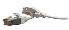 Кабель патч-корд S/FTP 6 кат. 5м Hyperline PC-LPT-SFTP-RJ45-RJ45-C6-5M-LSZH-WH (100% Fluke Component Tested), 28AWG, LSZH,белый