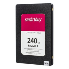 Накопитель SSD 2.5 SmartBuy SB240GB-RVVL3-25SAT3 Revival3 240GB SATA3 550/450MB/s 3D TLC MTBF 1.8M