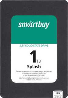 Накопитель SSD 2.5 SmartBuy SBSSD-001TT-MX902-25S3 Splash 1TB SATA 6Gb/s TLC 560/500MB/s IOPS 89K MTBF 1.5M 7mm
